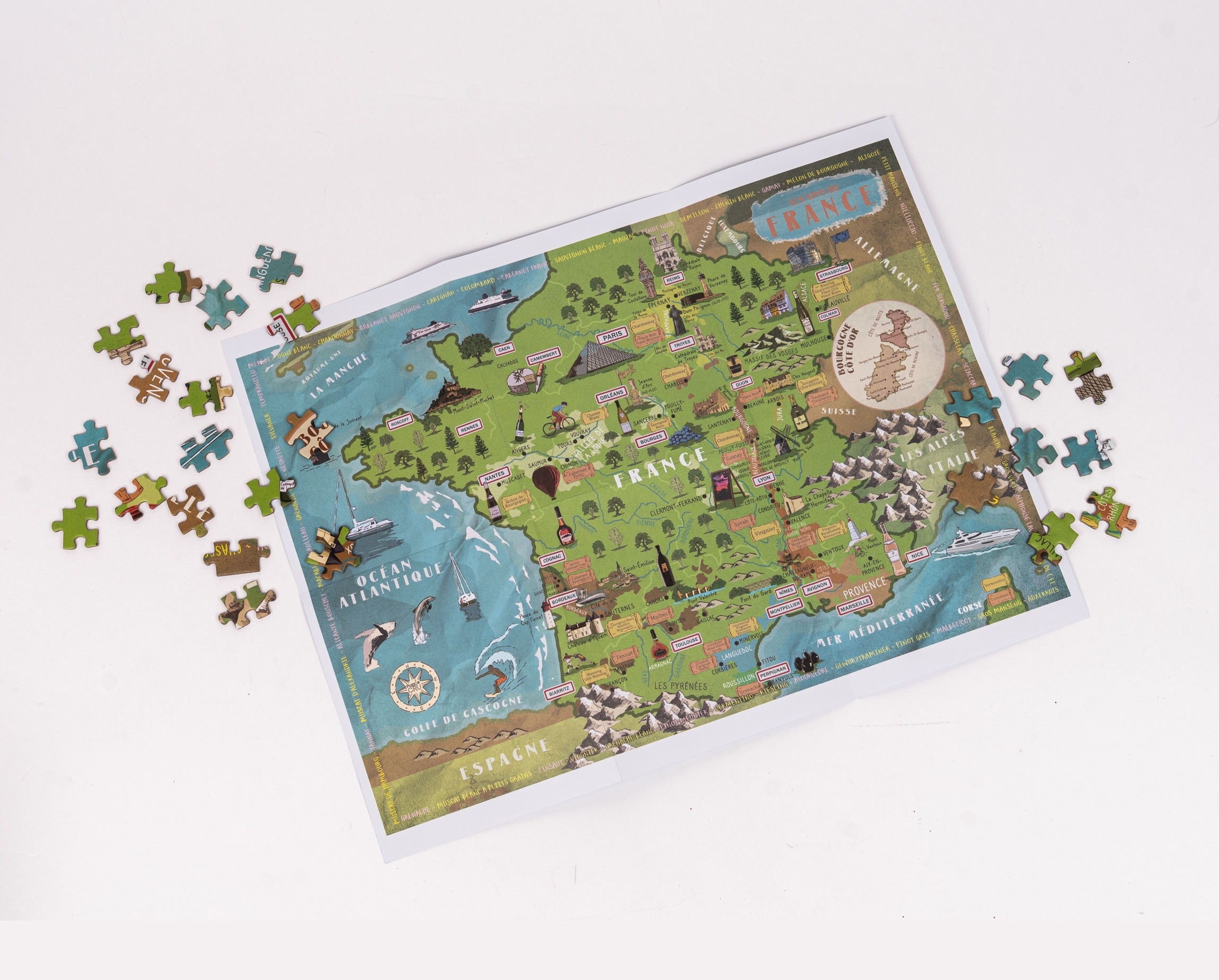 Puzzle Des Vins De France