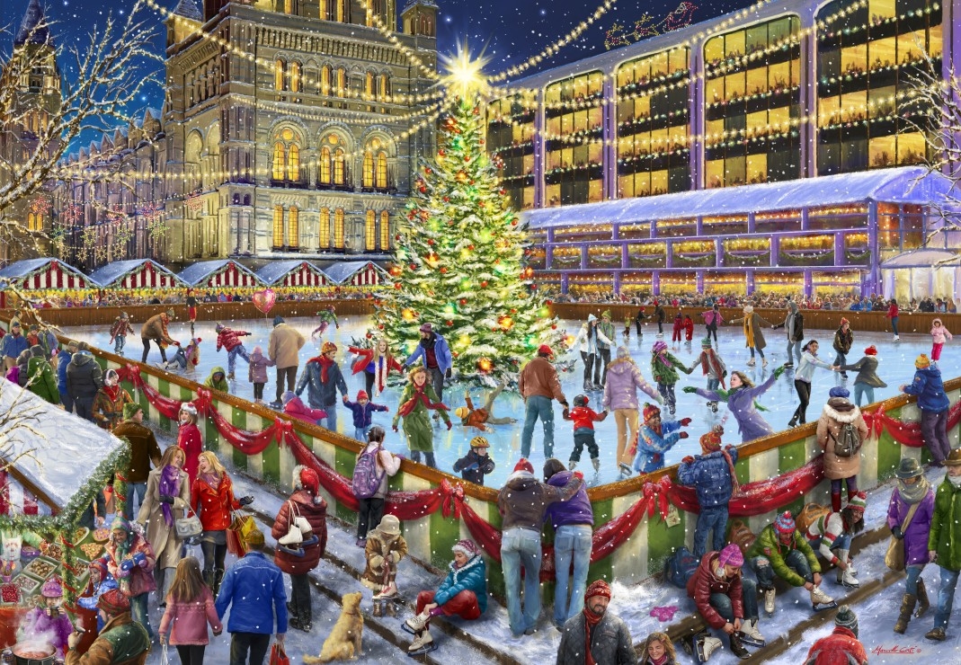 Patinage à Noël