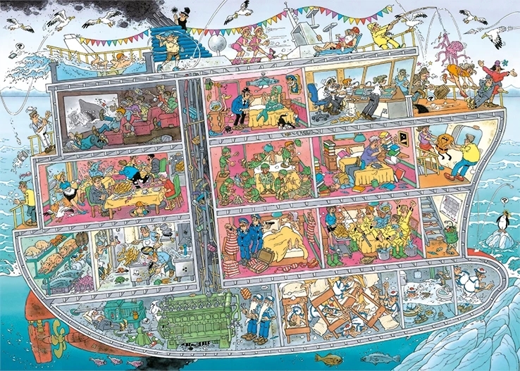 JAN VAN HAASTEREN - LA CROISIÈRE (1000 PIECES)