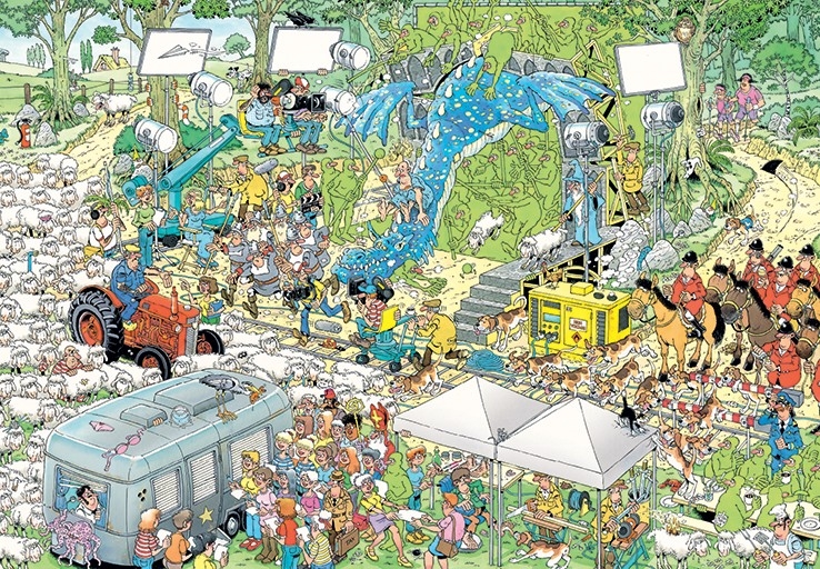 JVH LE PLATEAU DE CINÉMA (2000 PIÈCES)