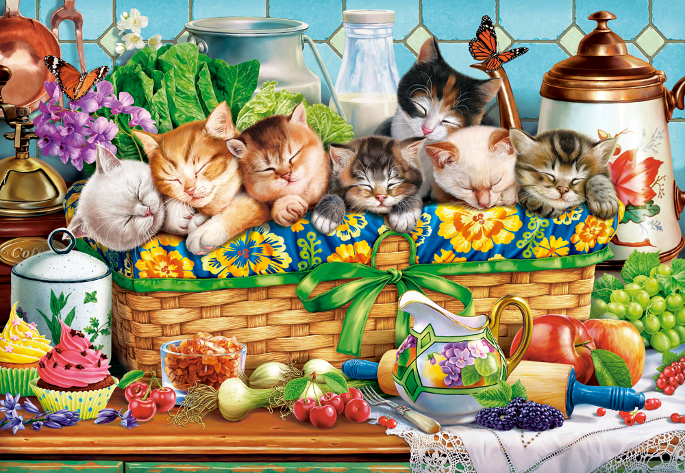 Chatons qui Font la Sieste