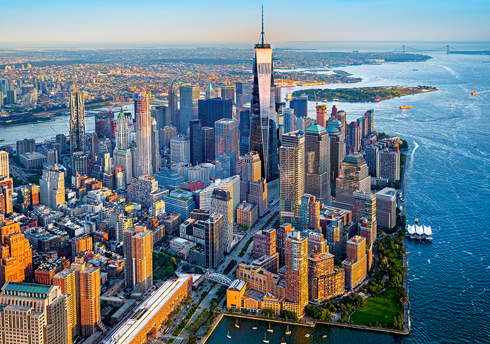 Coucher de Soleil sur Manhattan