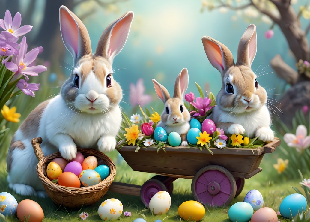 Lapins de Pâques Mignons