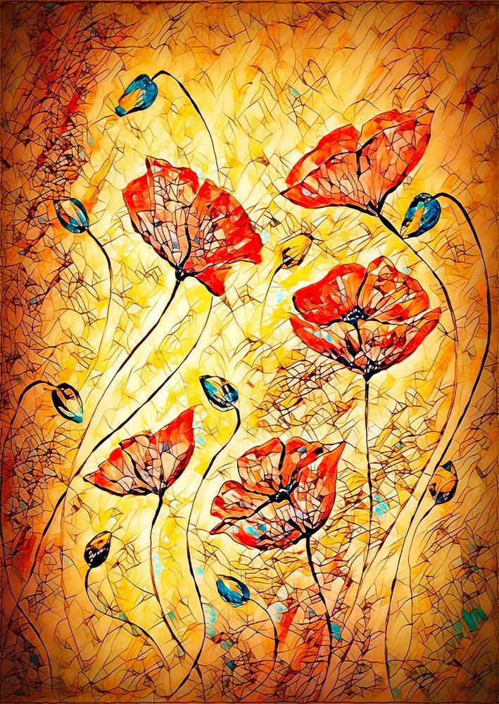 Coquelicots rouges