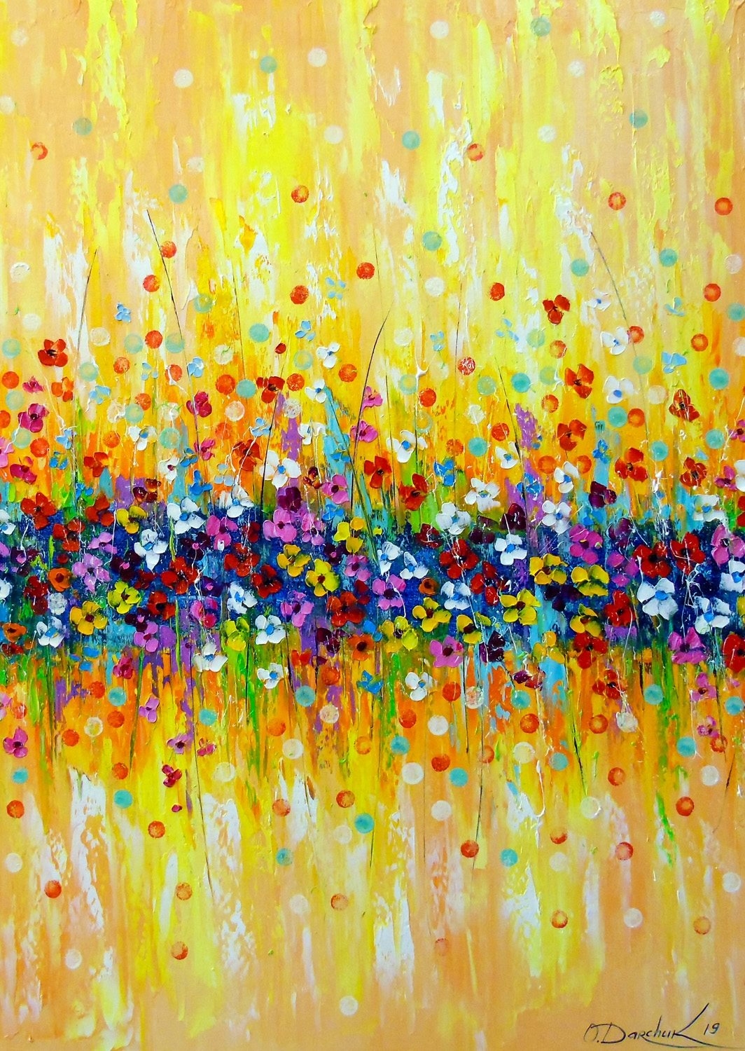 Délicate Abstraction en Couleurs