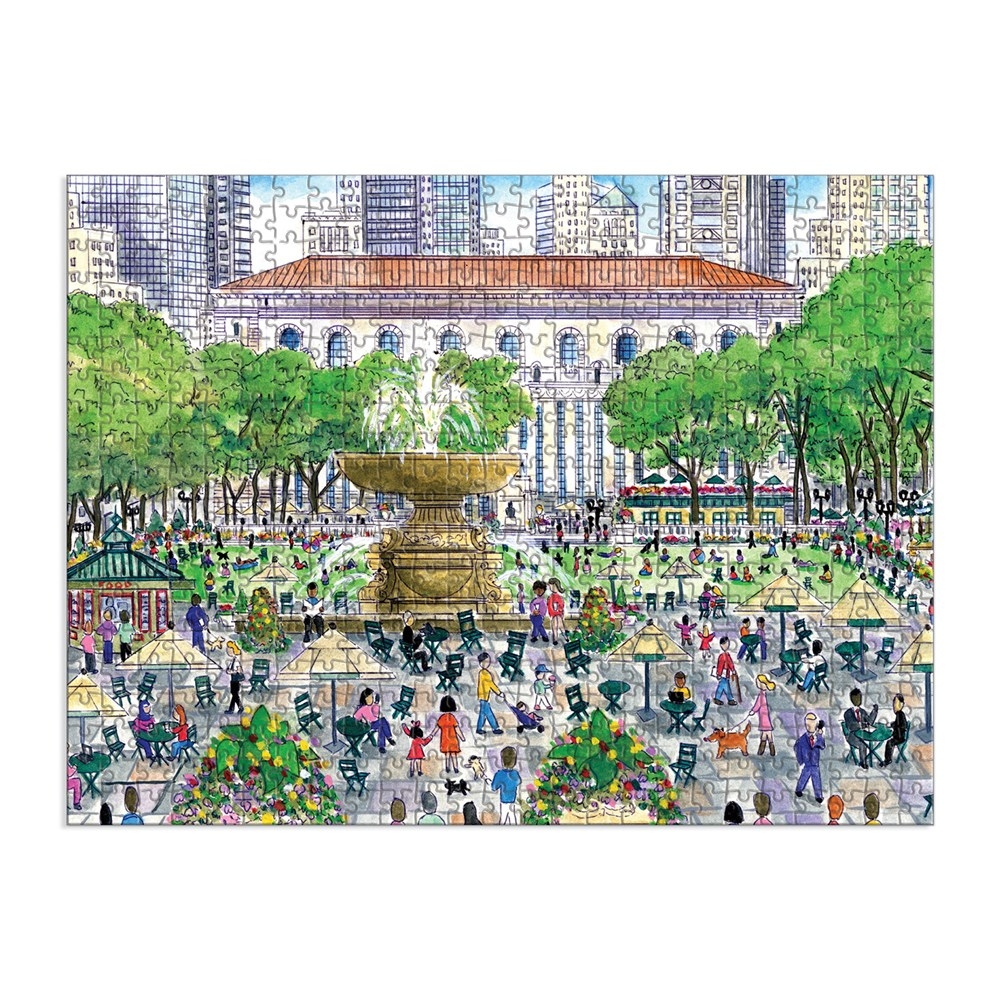 Le Printemps à la Bbibliothèque - Puzzle Double Face de 500 Pièces