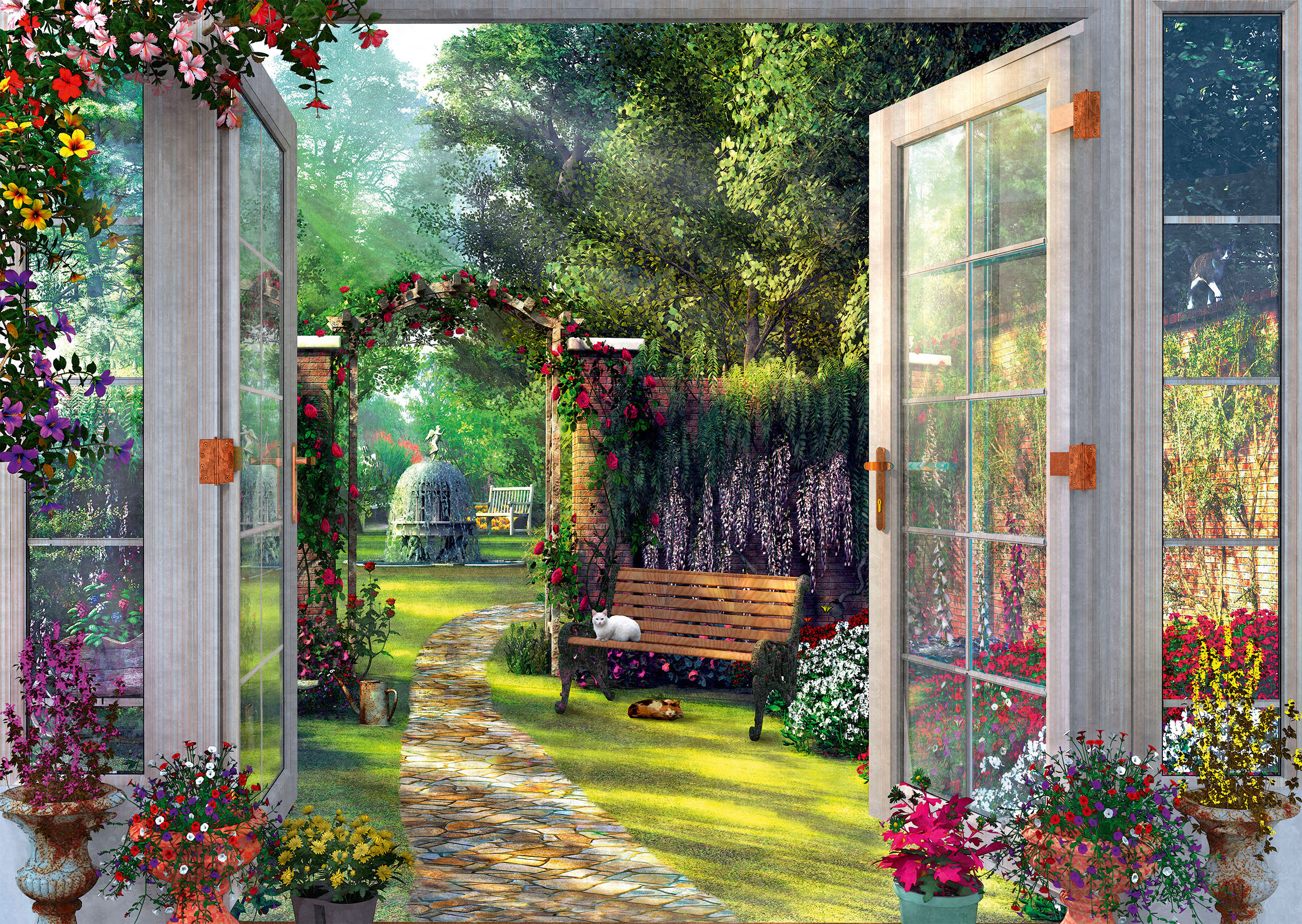 Dominic Davison - Vue sur le Jardin Hanté