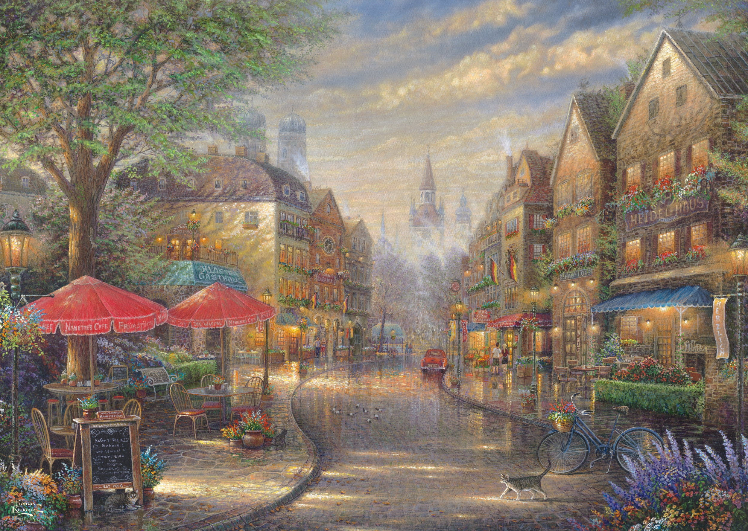 Thomas Kinkade, Café à Munich