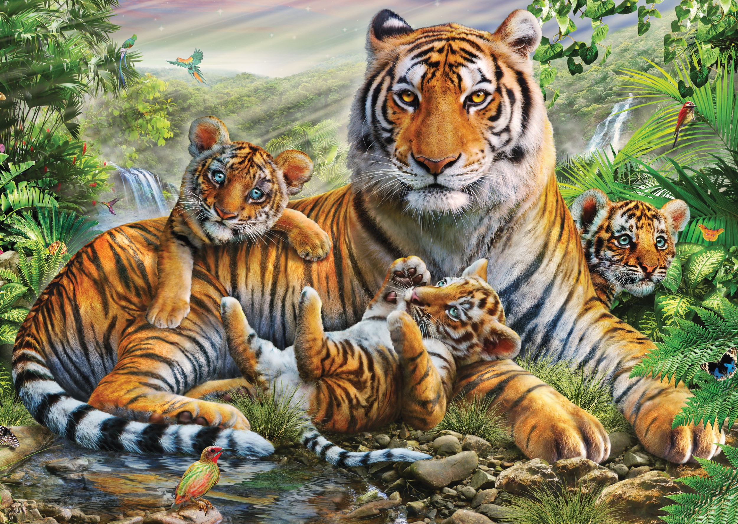 Famille de Tigres