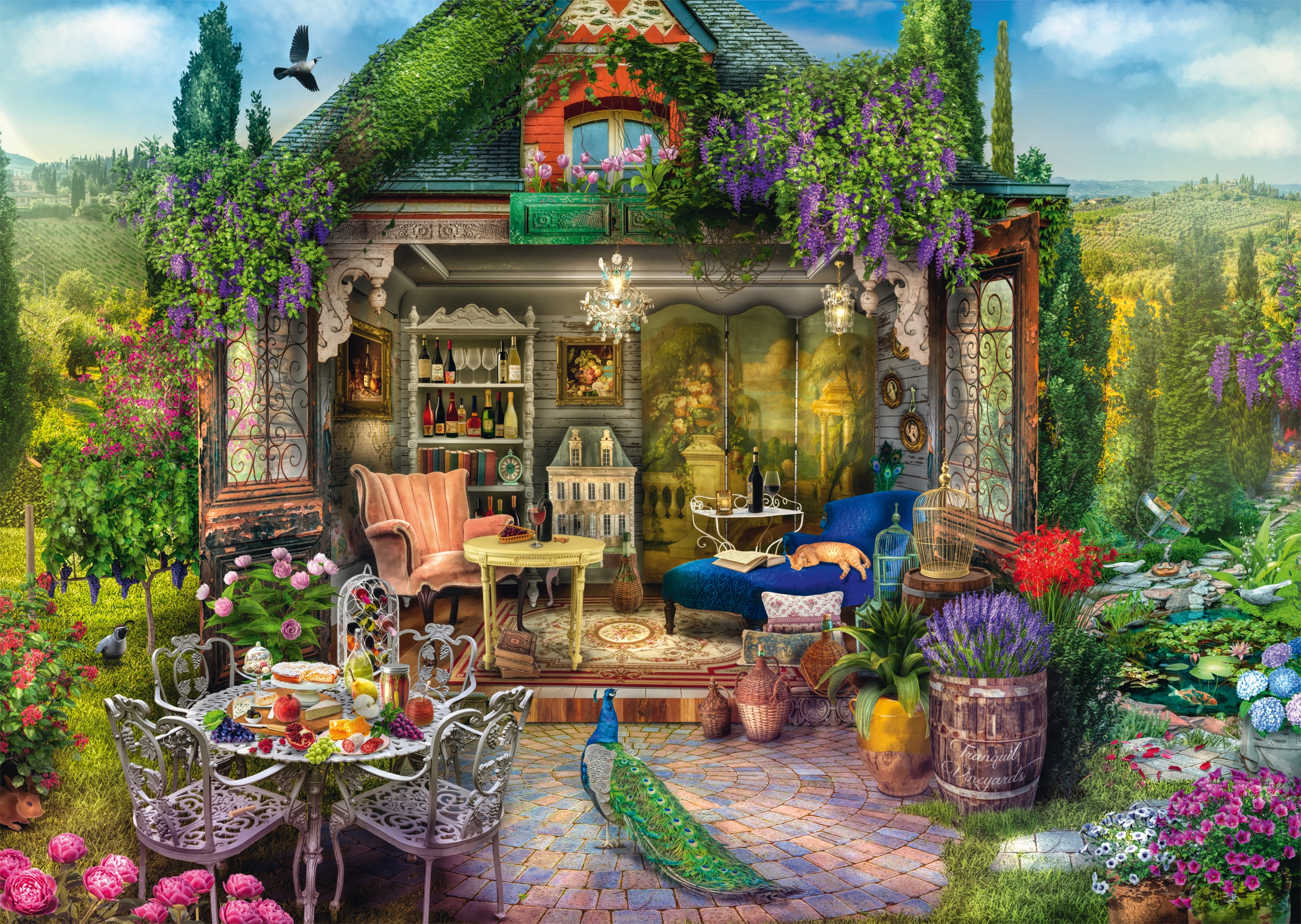 Cabane dans les Vignobles