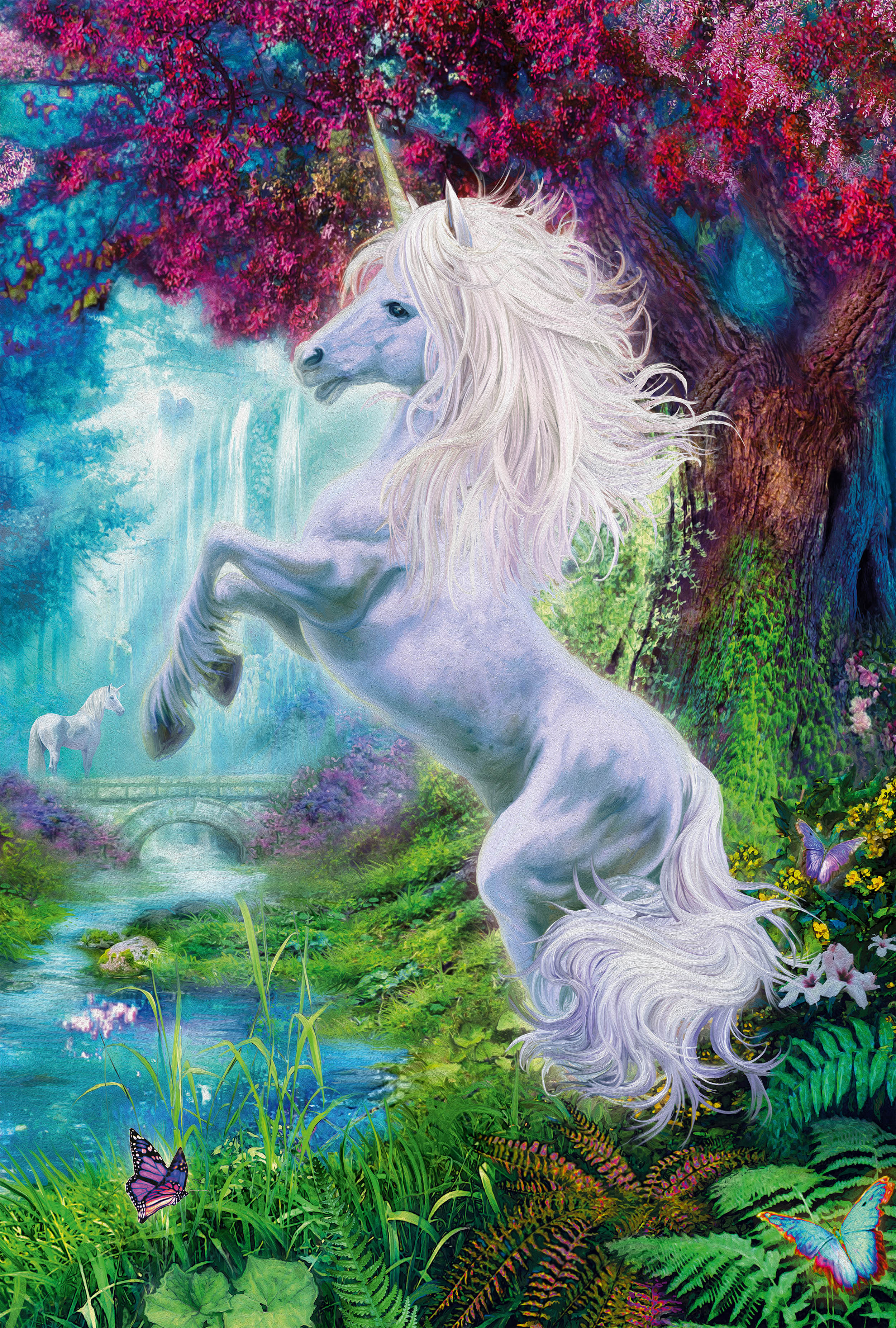 Licorne dans le Jardin Enchanté
