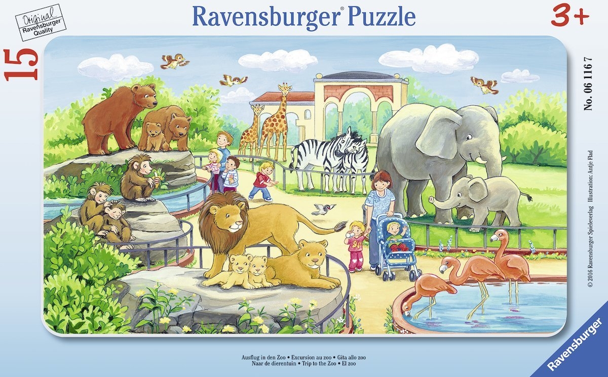 Puzzle Cadre - Voyage au Zoo