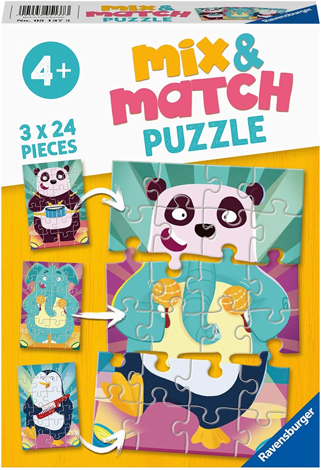 Mix and Match Puzzles - Funny Animals