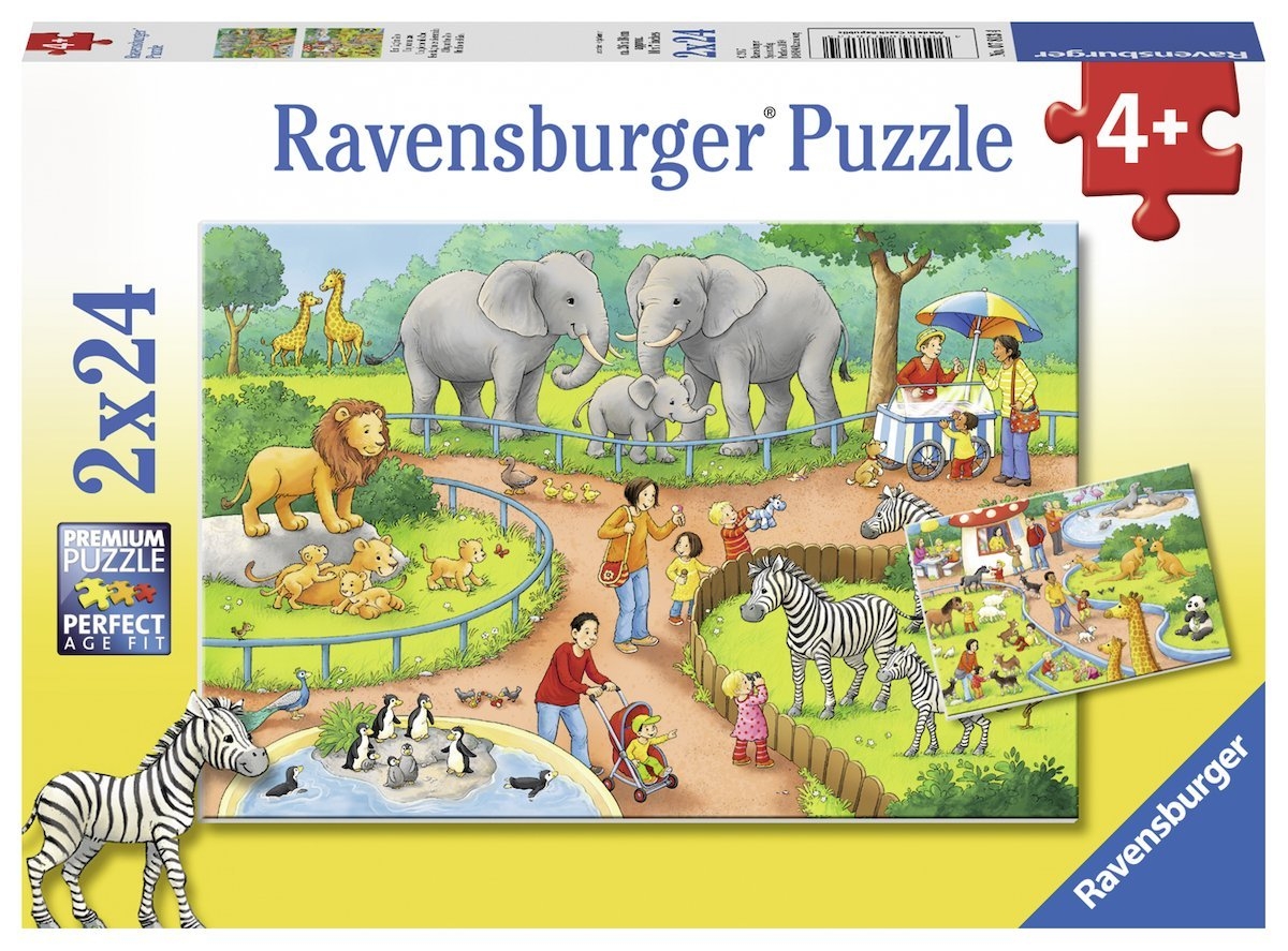 2 Puzzles - Un Jour au Zoo