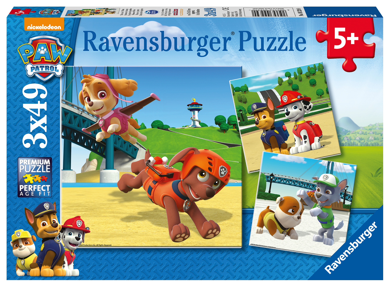 3 Puzzles - Pat' Patrouille