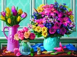 Flowers In Vases