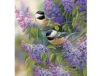 Chickadees and Lilacs