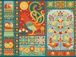 Scandi Chicken Quilt