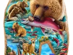 Un Ours Dans Les Bois - Puzzle Forme