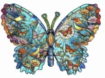 Oiseaux. Fleurs Et Papillons - Puzzle Forme