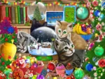 Pièces XXL - Chatons et Boule à Neige