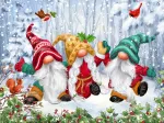 Trois Gnomes d'Hiver