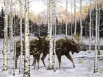 Pièces XXL - Crépuscule au Forêt