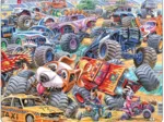 Puzzle Cadre - Course de Monster Trucks