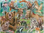 Puzzle Cadre - Happy Forest Selfie