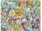 Puzzle Cadre - Selfie - Happy African Animals