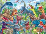Puzzle Cadre - Selfie - Cheerful Dinosaurs