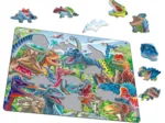 Puzzle Cadre - Selfie - Cheerful Dinosaurs