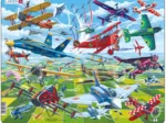 Puzzle Cadre - Pilotes Courageux dans des Avions Extraordinaires