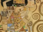 Gustav Klimt : L'attente (détail) 1905-1909