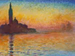Claude Monet : Saint-Georges-Majeur au Crépuscule, 1908