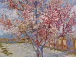 Vincent Van Gogh - Pêcher en fleur, Souvenir de Mauve, 1888