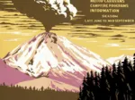 Affiche pour Le Parc National Volcanique de Lassen, USA, 1938