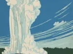 Affiche pour Le Parc National de Yellowstone, USA, 1938