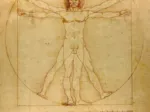 Léonard de Vinci : L'Homme de Vitruve, 1490