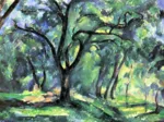 Paul Cézanne : Forêt, 1890