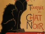 Théophile-Alexandre Steinlen : Affiche de la Tournée du Chat Noir, 1896