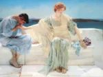 Sir Lawrence Alma-Tadema : Ask me no more, 1906