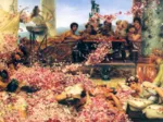 Sir Lawrence Alma-Tadema : The Roses of Heliogabalus
