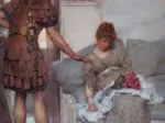 Sir Lawrence Alma-Tadema : A Silent Greeting