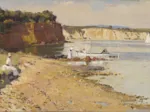 Tom Roberts : Slumbering Sea, Mentone, 1887