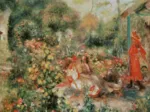 Auguste Renoir : Jeunes Filles dans un Jardin, 1893-1895