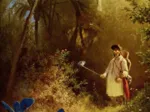 Carl Spitzweg : Le Chasseur de Papillons, 1840