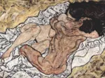 Egon Schiele : The Embrace (The Loving), 1917
