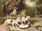 Walter Hunt : Puppies' Breakfast, 1885