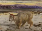 William Holman Hunt : Le Bouc Emissaire, 1854